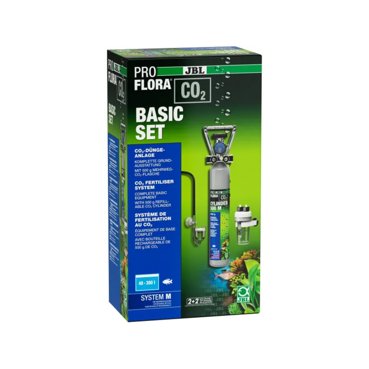 JBL Aquarium CO2-Düngeanlage-Set Proflora Basic M Mehrwegflasche