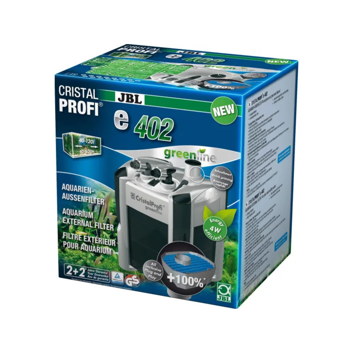 CristalProfi e402 greenline (Aquarium 40-120l)