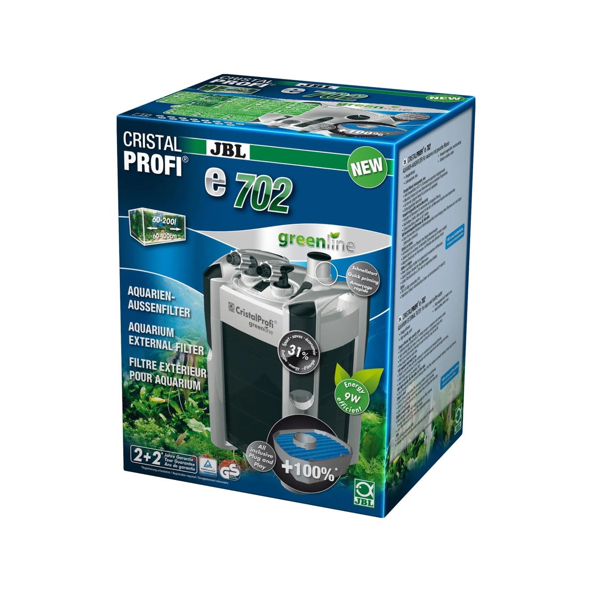 CristalProfi e702 greenline (Aquarium 60-200l)