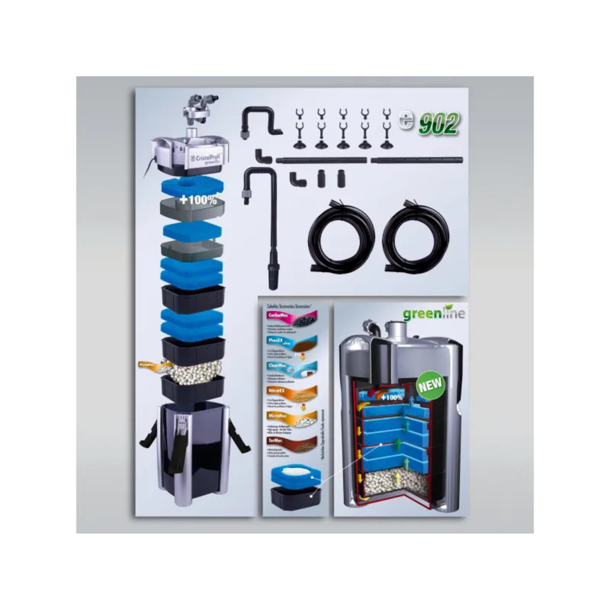 CristalProfi e902 greenline (Aquarium 90-300l)